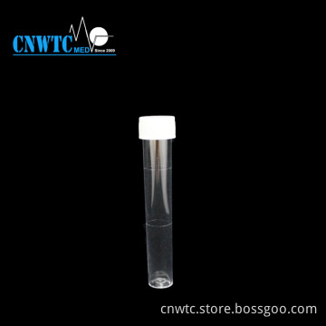 10ml Clear Plastic Test Tubes with Caps: Lab Supplies and Equipment